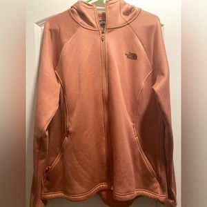 Burnt orange/ rust color The North Face Jacket.